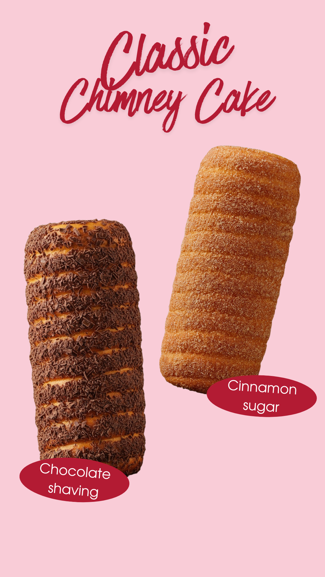 Classic chimney cake menu photo