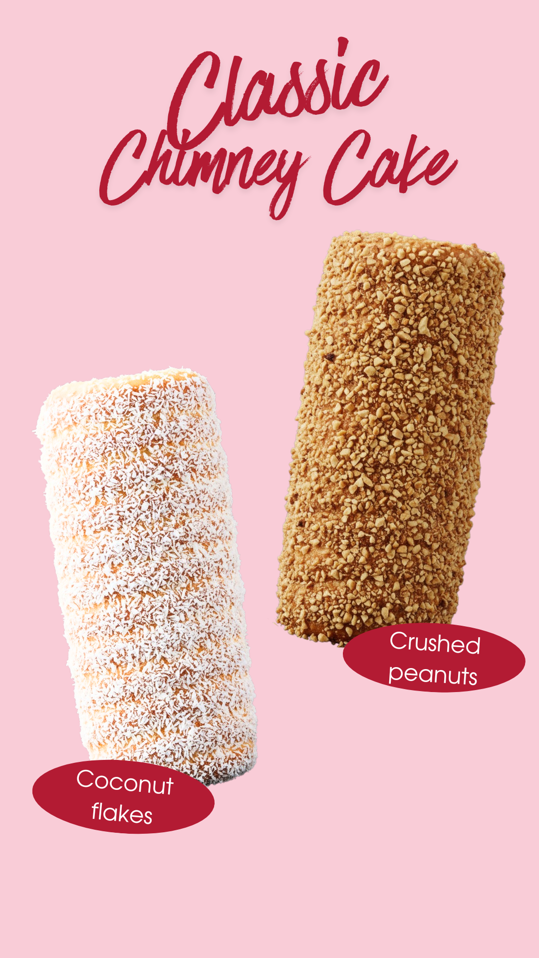 Classic chimney cake menu photo